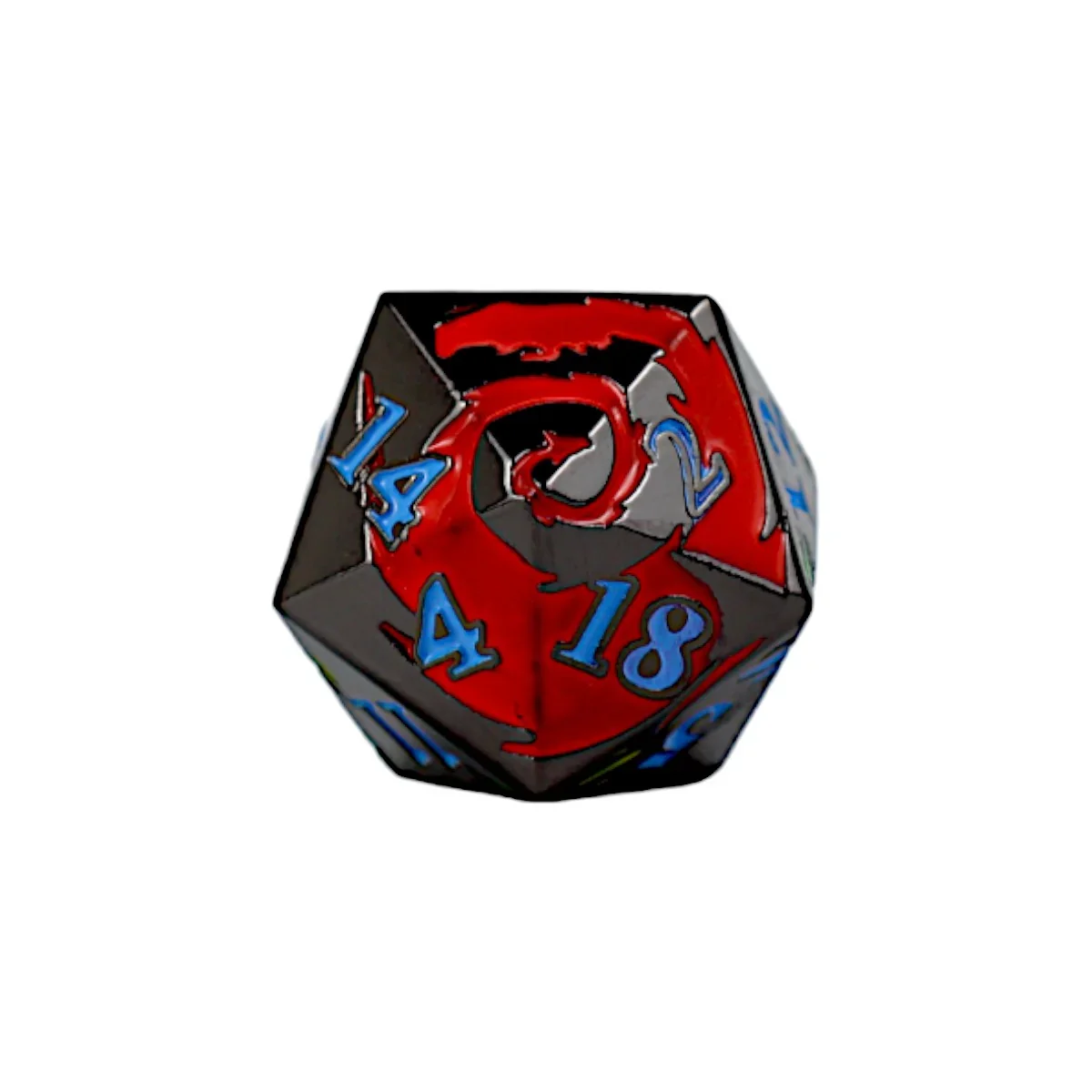 LPG Dice RPG Set Inscripted Dragon Rainbow - Image 3