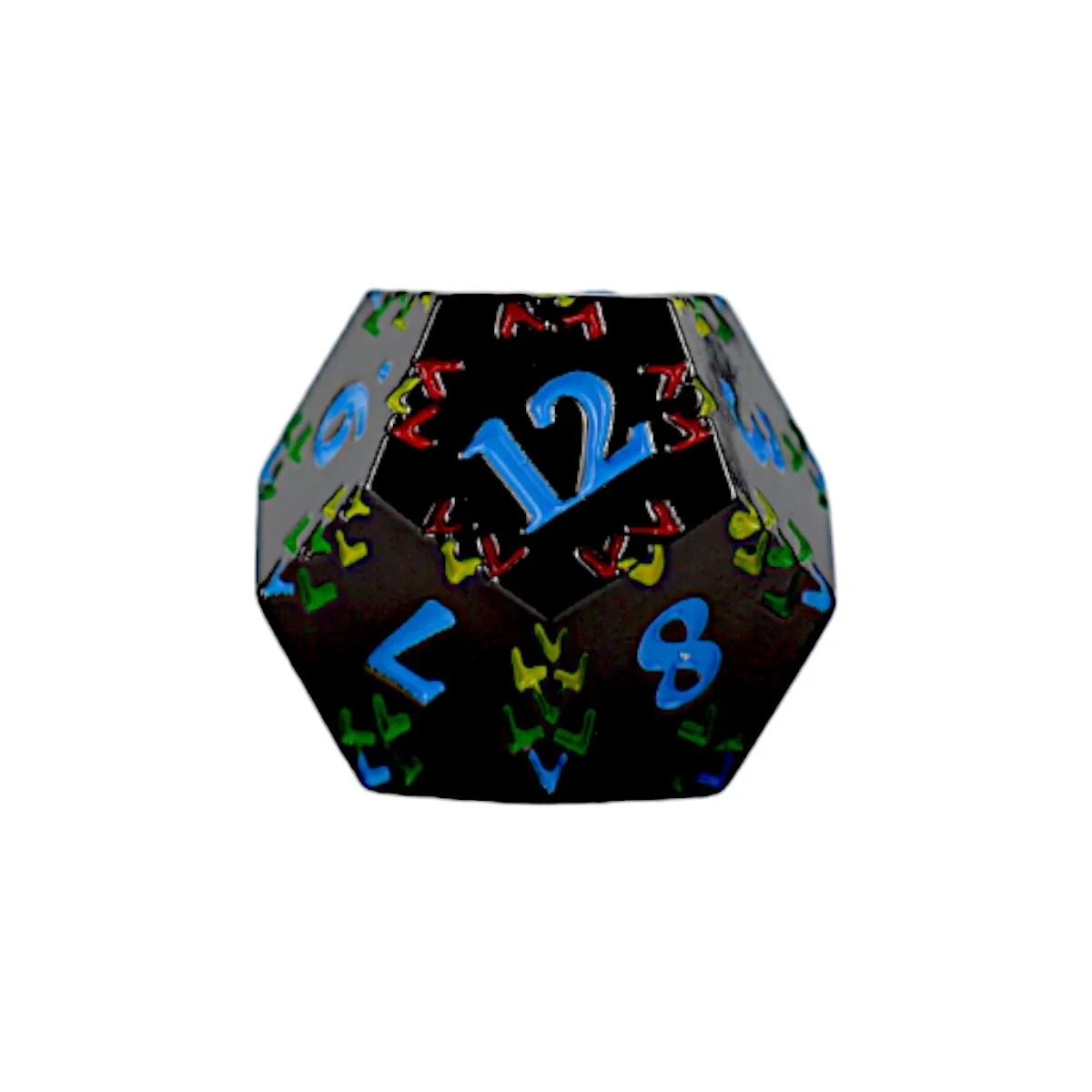 LPG Dice RPG Set Inscripted Dragon Rainbow - Image 4