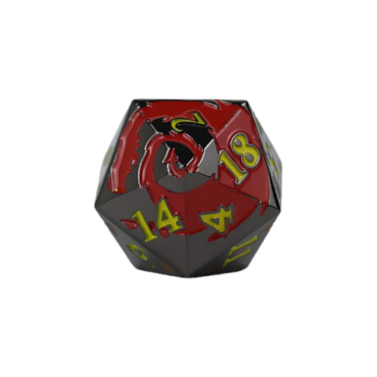 LPG Dice RPG Set Inscripted Dragon Red - Image 4