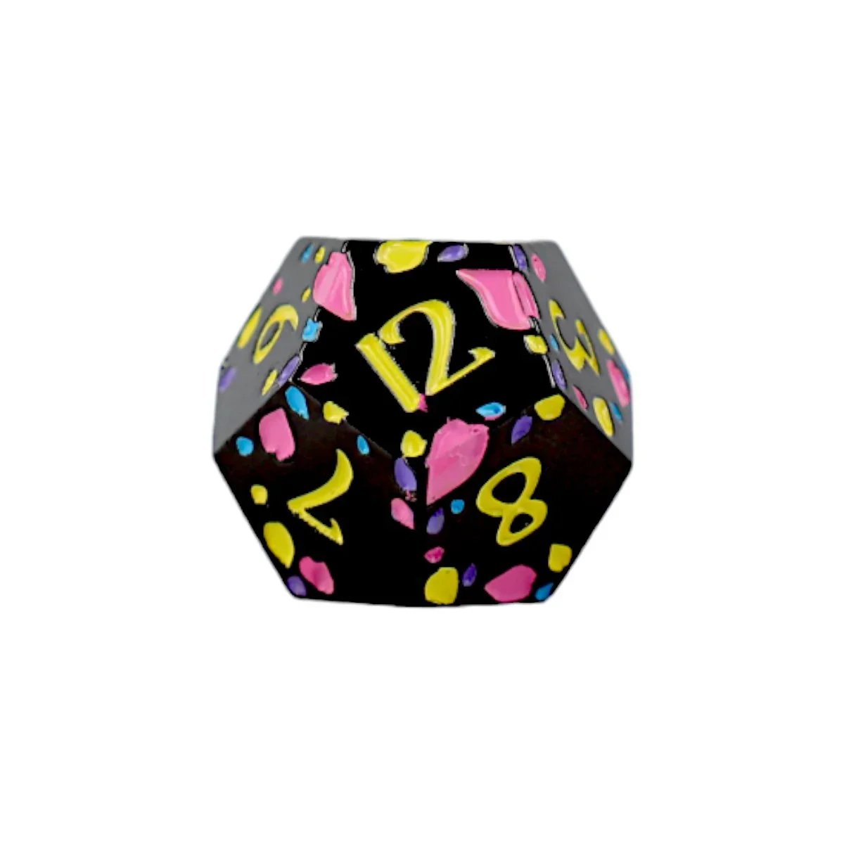 LPG Dice RPG Set Inscripted Sakura Pastel Black - Image 4