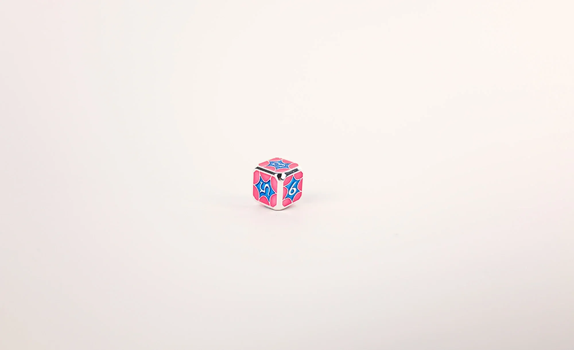 LPG Dice RPG Set Leadlight Blue/Pink/Silver - Image 4