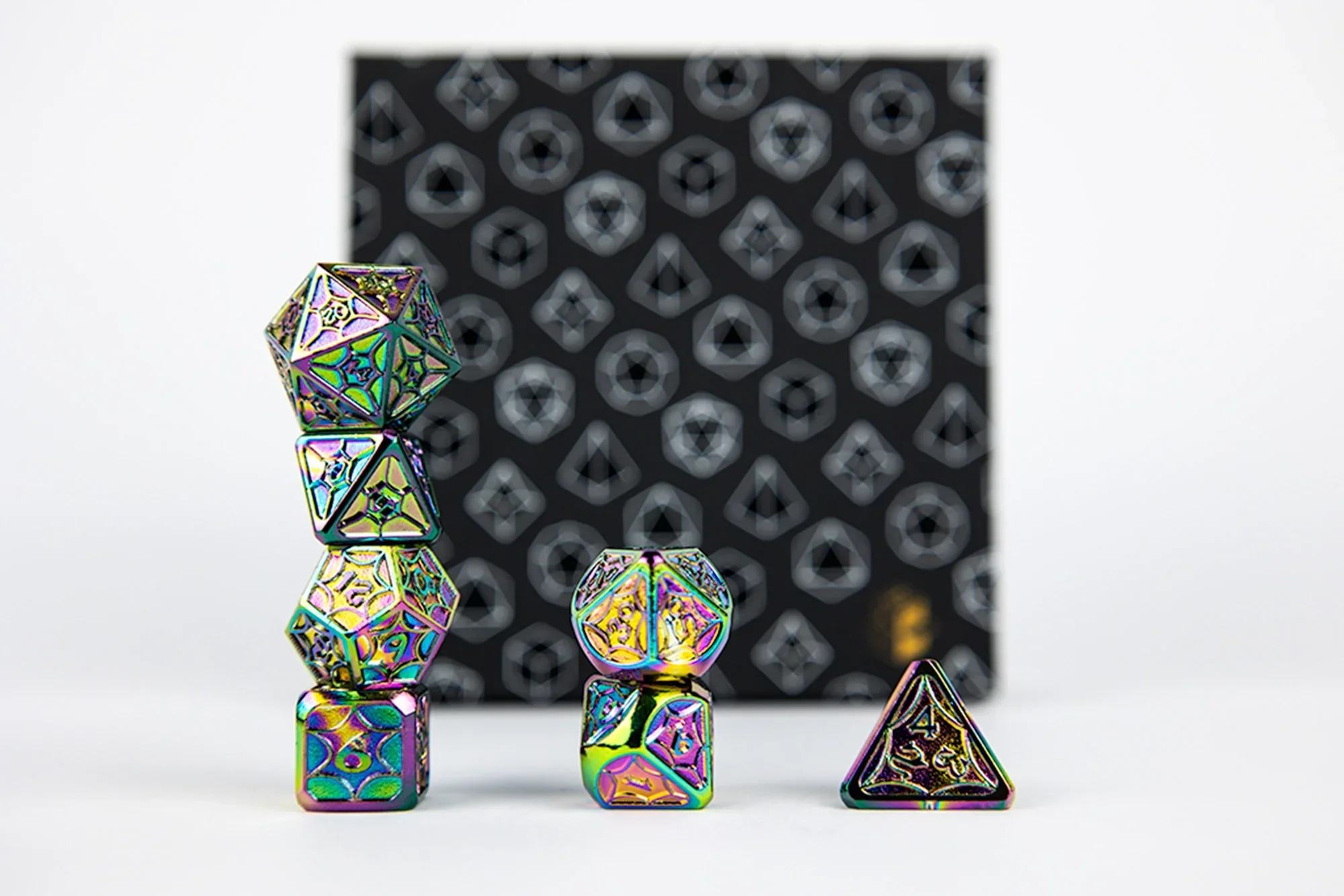 LPG Dice RPG Set Leadlight Dazzle Dark - Image 2