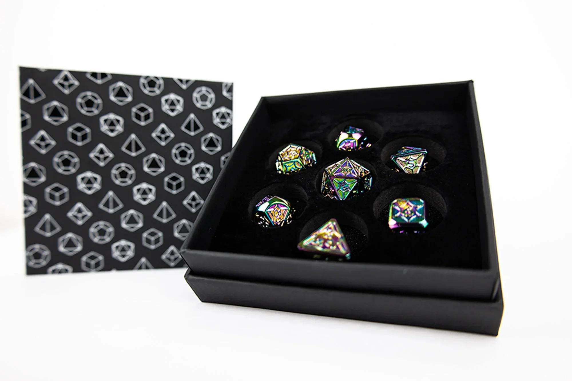 LPG Dice RPG Set Leadlight Dazzle Dark - Image 3