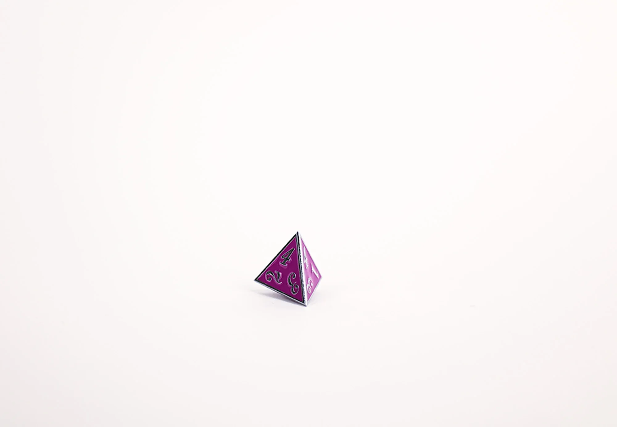LPG Dice RPG Set Serif Purple/Silver - Image 4