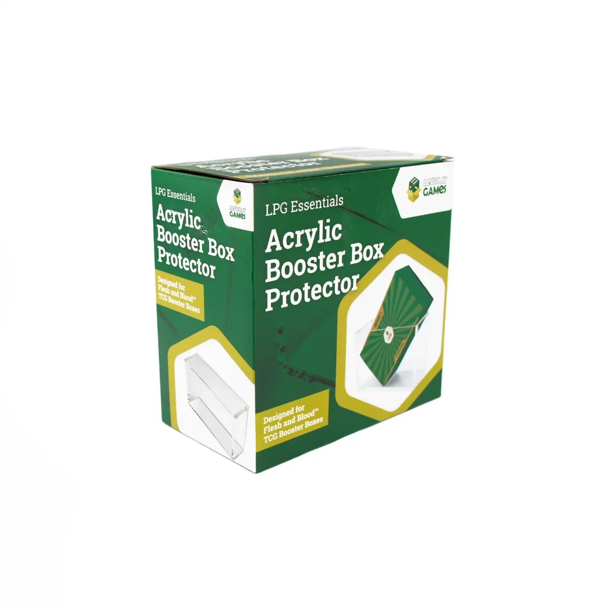 LPG Essentials Acrylic Booster Box Protector - Flesh and Blood Booster Box Size - Image 2