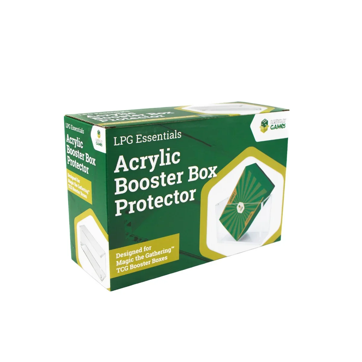LPG Essentials Acrylic Booster Box Protector - MTG Draft Booster Box Size - Image 2