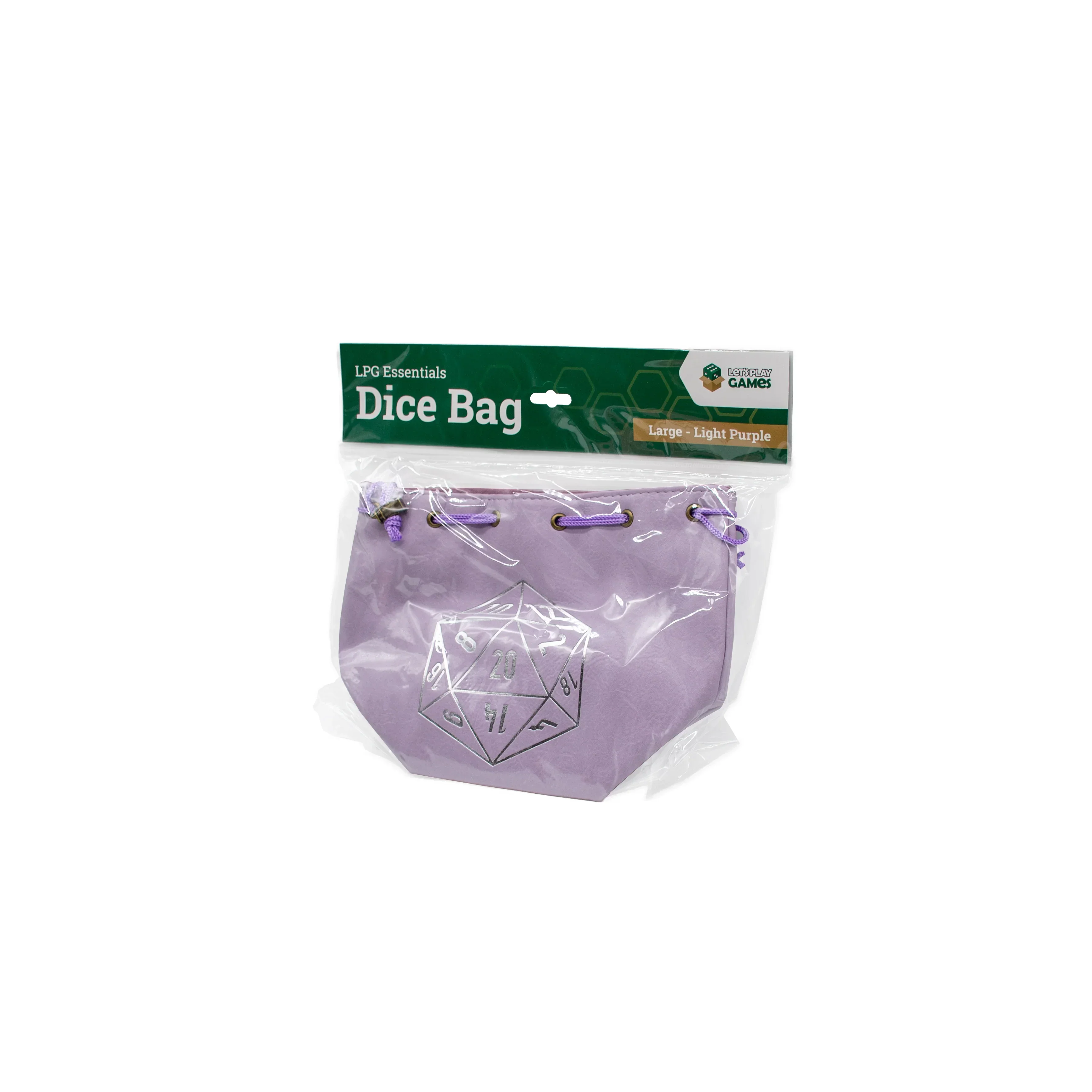 LPG Essentials Dice Bag Large Light Purple - Image 2