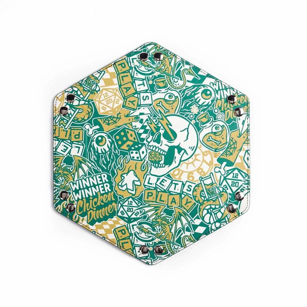 LPG Essentials Hex Dice Tray 6" - Artist Series: Cara - Image 4