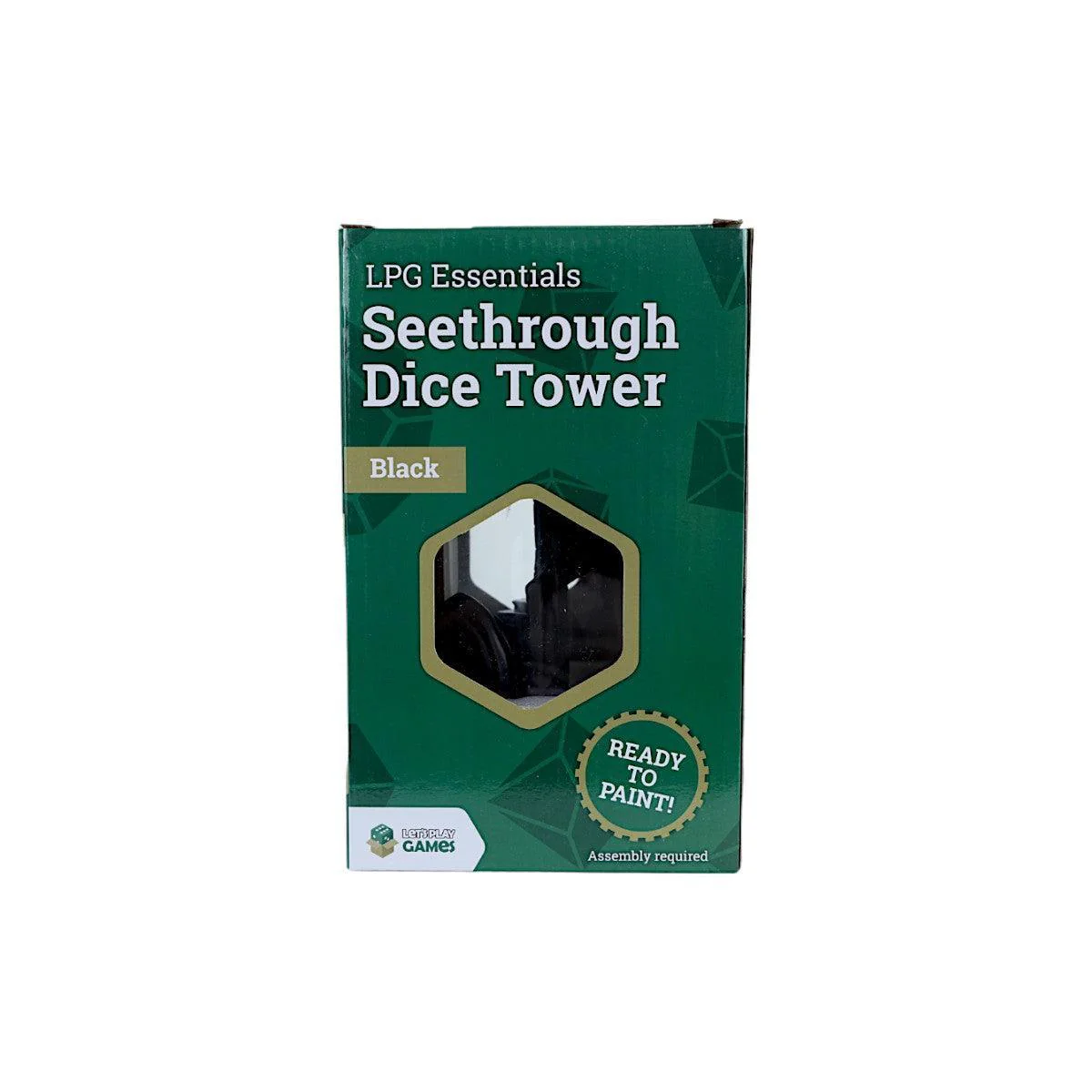 LPG Seethrough Dice Tower - Black - Image 2