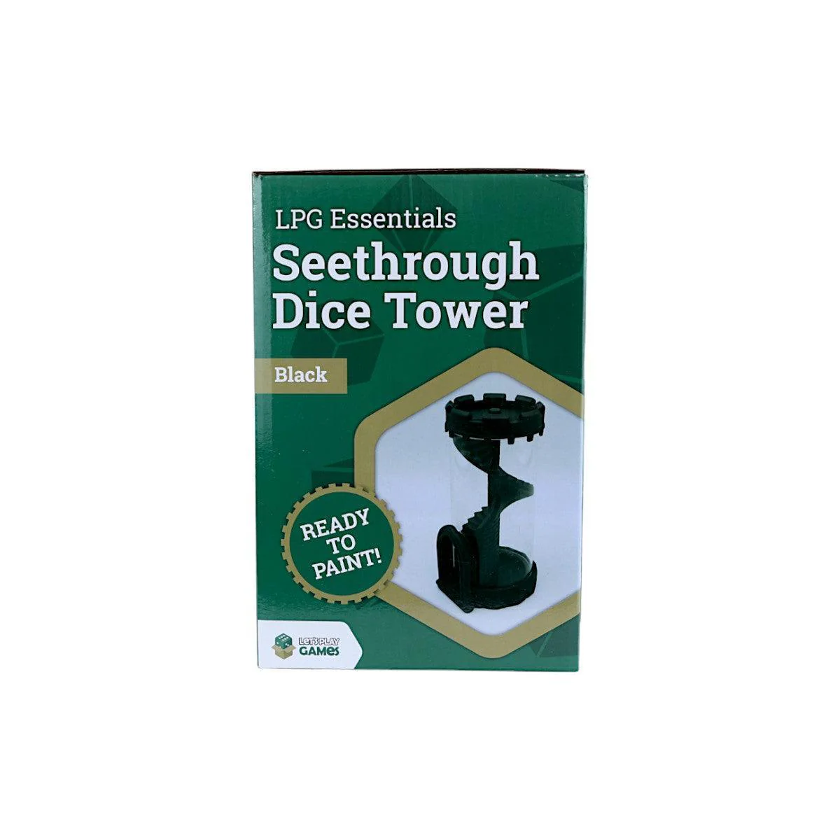 LPG Seethrough Dice Tower - Black - Image 3
