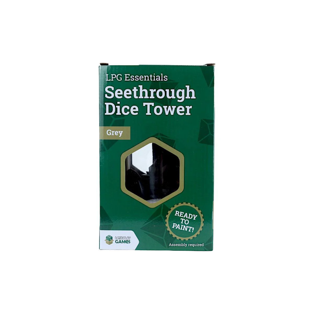 LPG Seethrough Dice Tower - Grey - Image 2