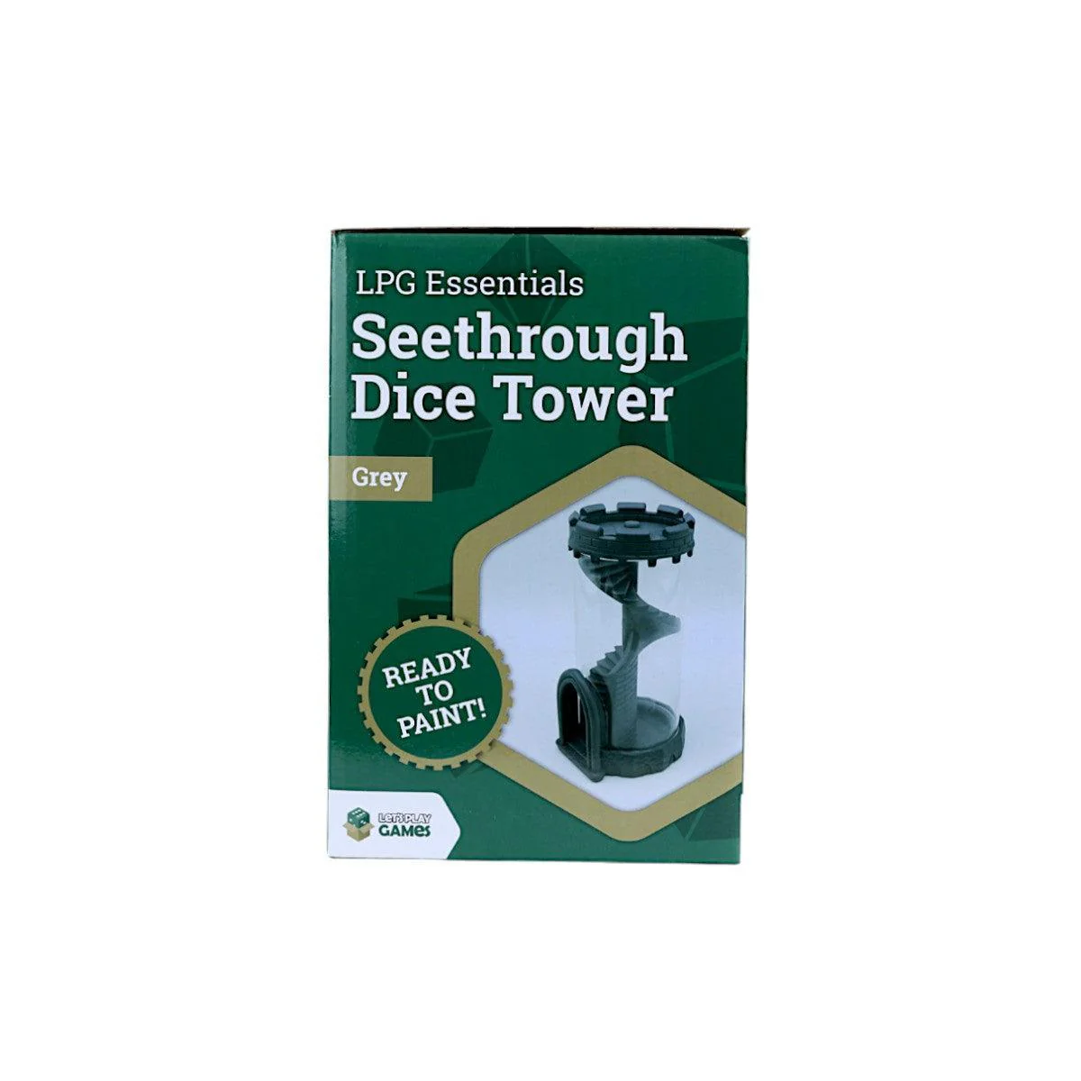 LPG Seethrough Dice Tower - Grey - Image 3
