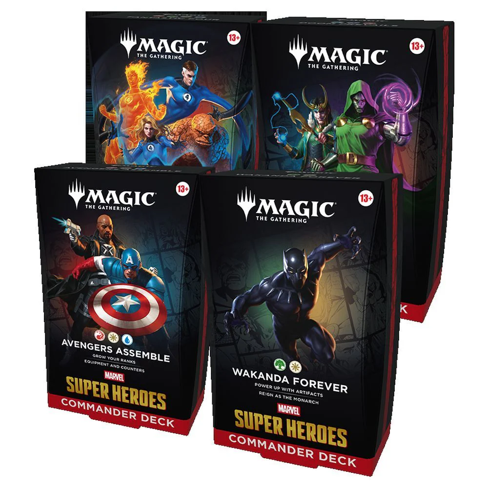 Magic Marvel Super Heroes - Commander Deck Display - Pre-Order