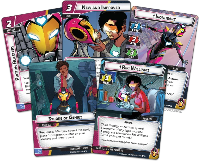 Marvel Champions: The Card Game – Ironheart Hero Pack - Image 2