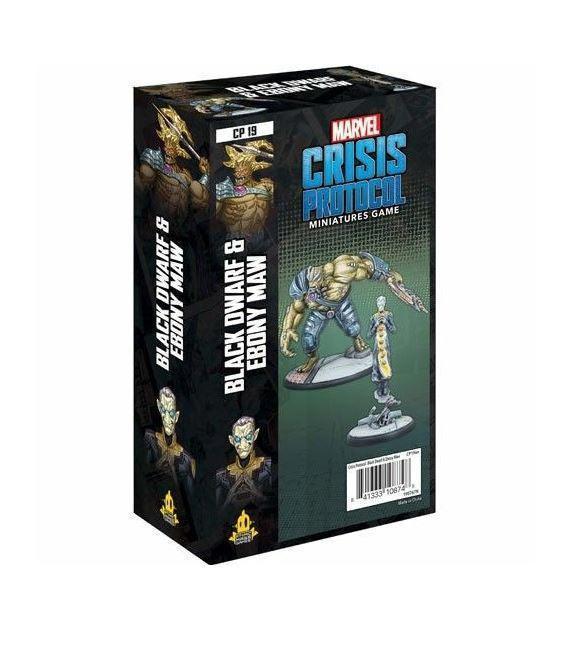 Marvel Crisis Protocol Miniatures Game Black Dwarf and Ebony Maw Character Pack