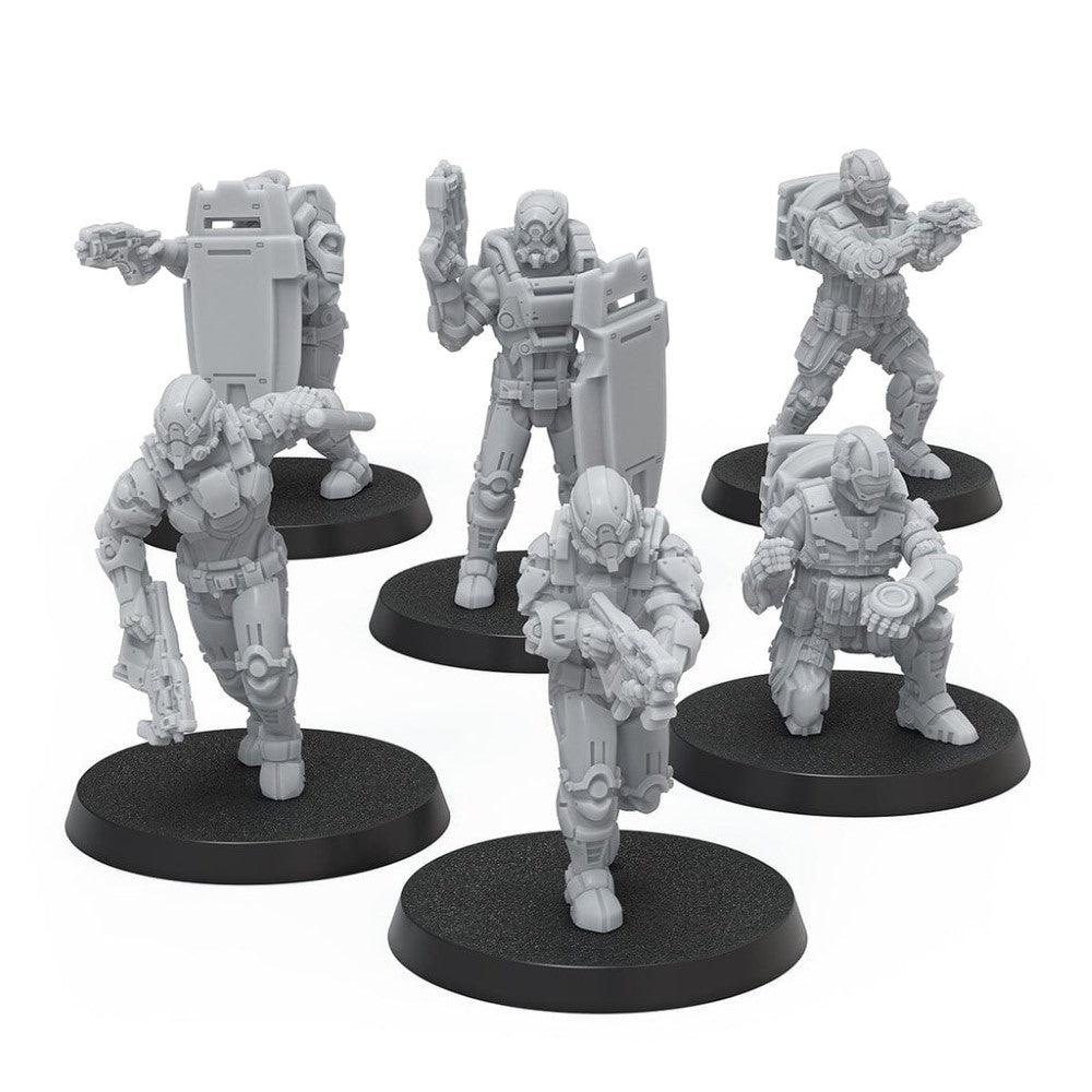 Mass Effect: The Board Game – Resin Miniatures Set: Cerberus Forces Alpha - Image 2