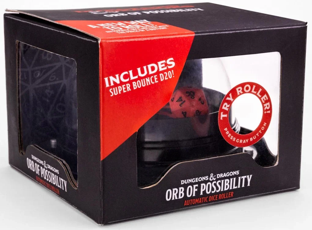 MDG D&D Orb of Possibility Dice Roller with Silicone d20 - Image 5