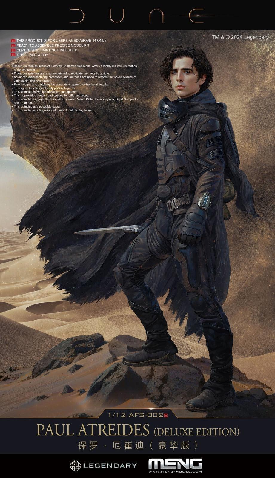 Meng 1/12 Dune Paul Atreides (Deluxe Edition) Plastic Model Kit [AFS-002s]