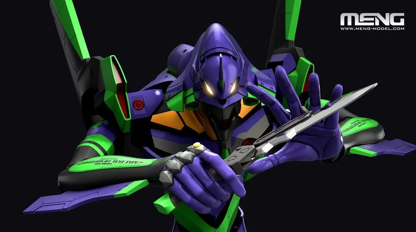 Meng Evangelion Unit-01 Plastic Model Kit - Image 6