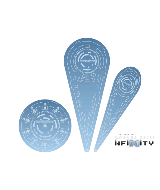 Micro Art Studio - Infinity Templates "Blue" (3) - Pre-Order