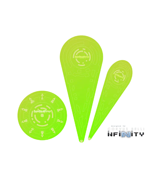 Micro Art Studio - Infinity Templates "Green" (3) - Pre-Order
