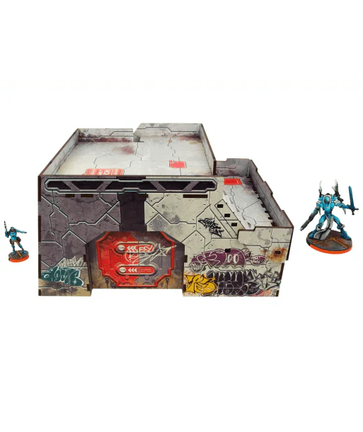 Micro Art Studio - Precinct Sigma Fort (1) (Pre-painted) (grey)
