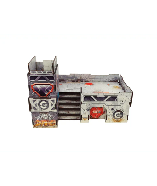 Micro Art Studio - Precinct Sigma Post (1) (Pre-painted) (grey)