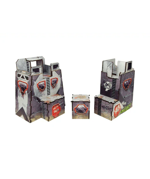 Micro Art Studio - Precinct Sigma Sentry Towers (2) PREPAINTED (grey)