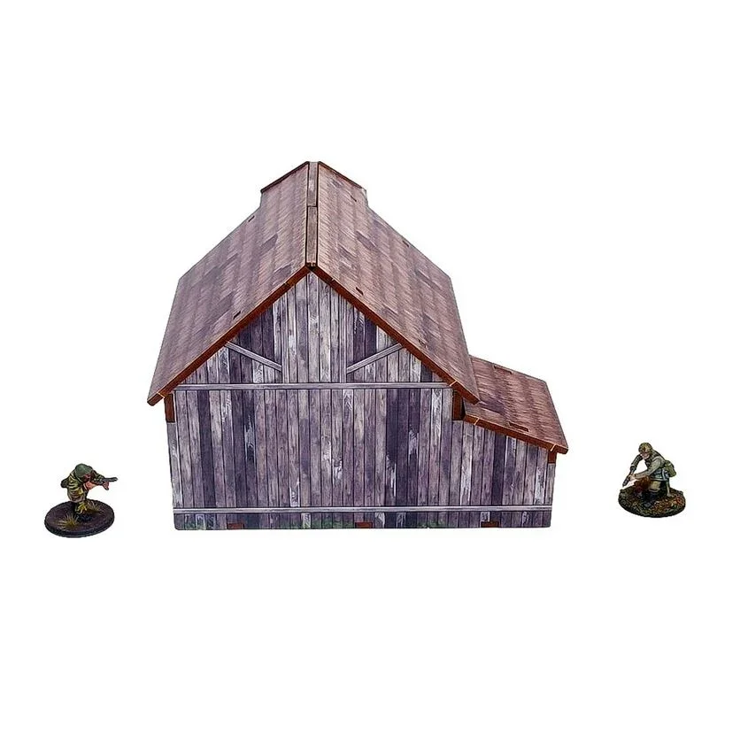 Micro Art Studio - WW2 Ostfront Village Barn Pre-Painted - Image 3
