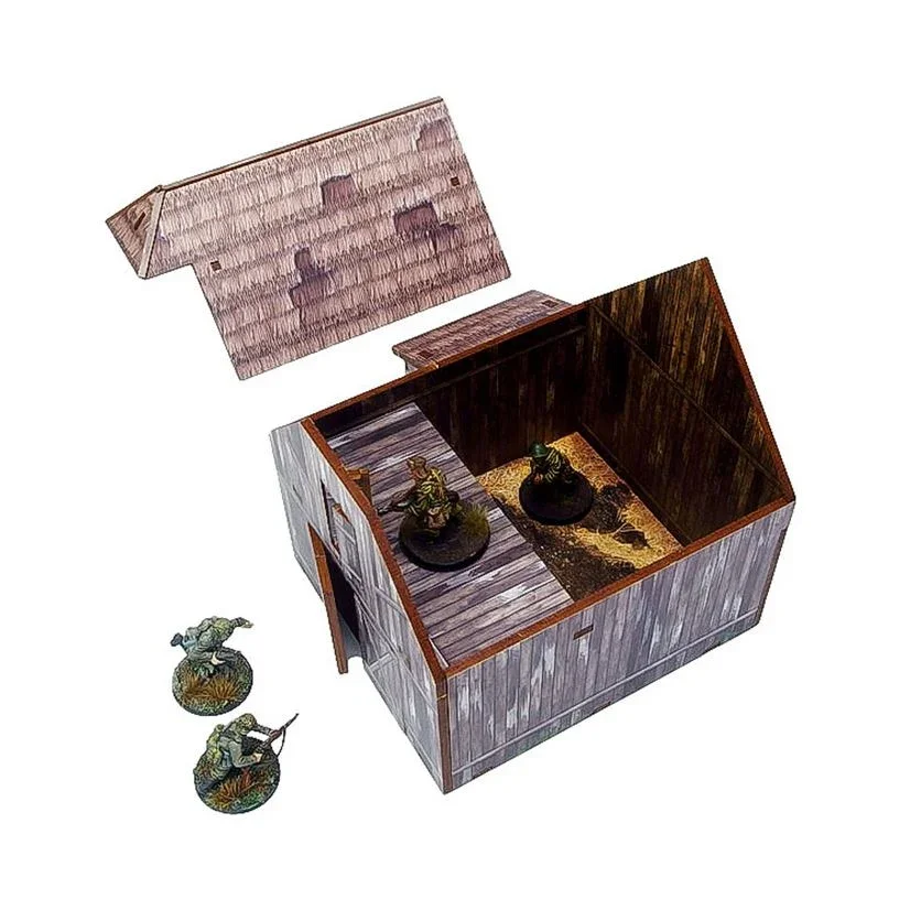 Micro Art Studio - WW2 Ostfront Village Barn Pre-Painted - Image 4