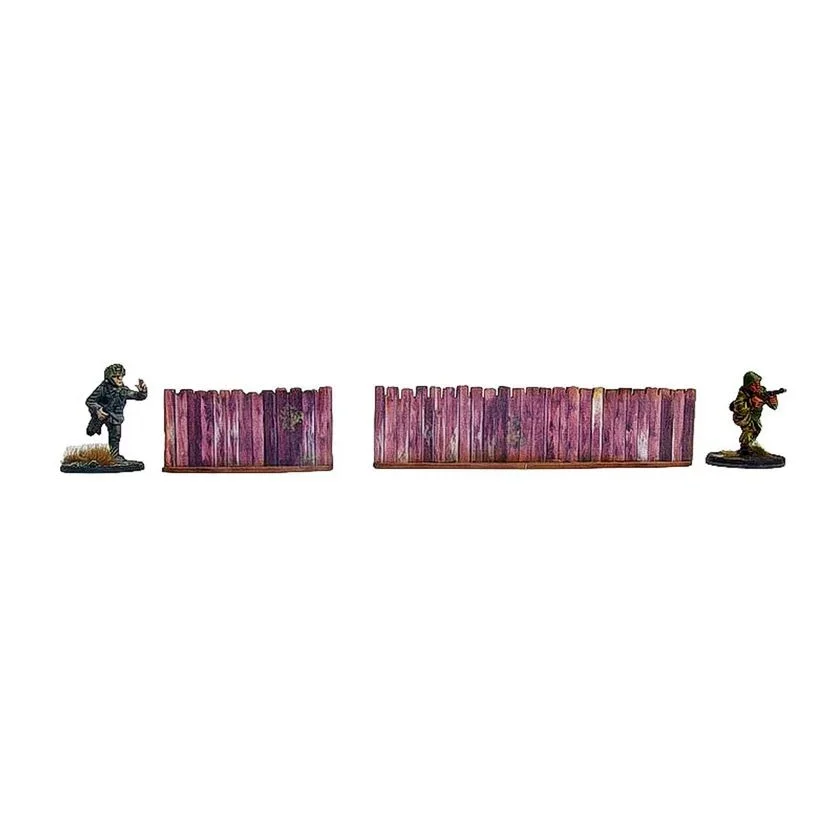 Micro Art Studio - WW2 Ostfront Village Low Fence Pre-Painted - Image 3