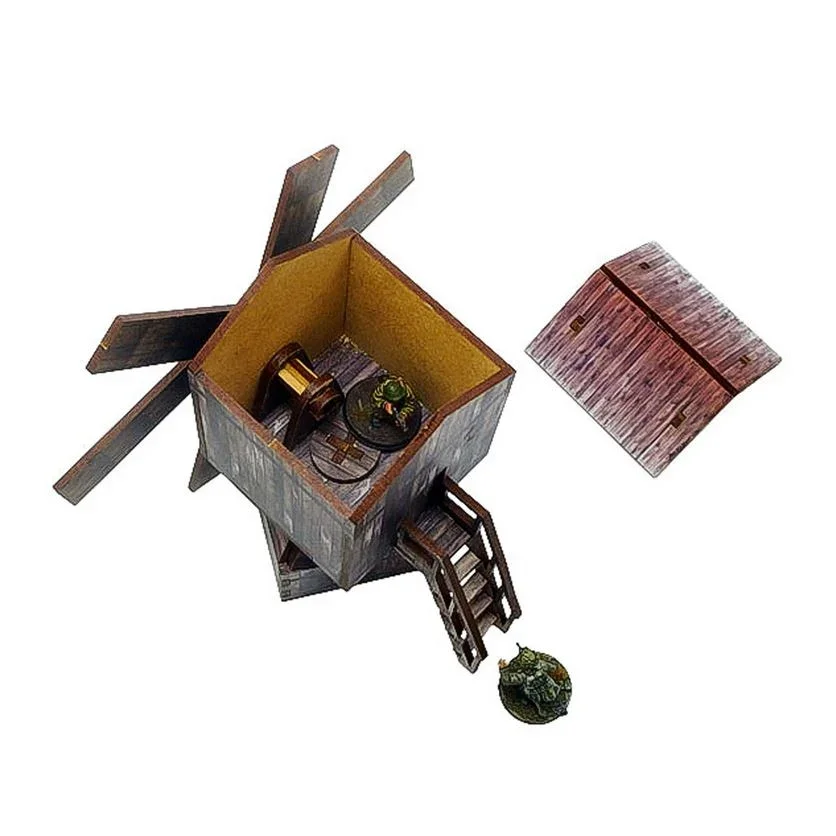 Micro Art Studio - WW2 Ostfront Village Windmill Pre-Painted - Image 4
