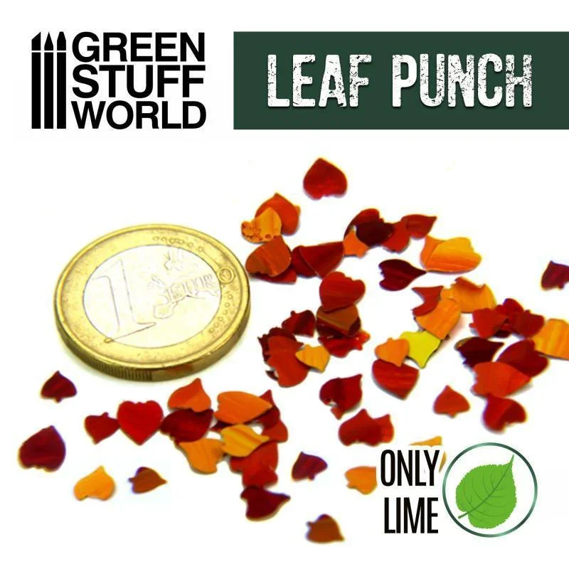 GREEN STUFF WORLD Miniature Leaf Punch - Dark Green - Image 3