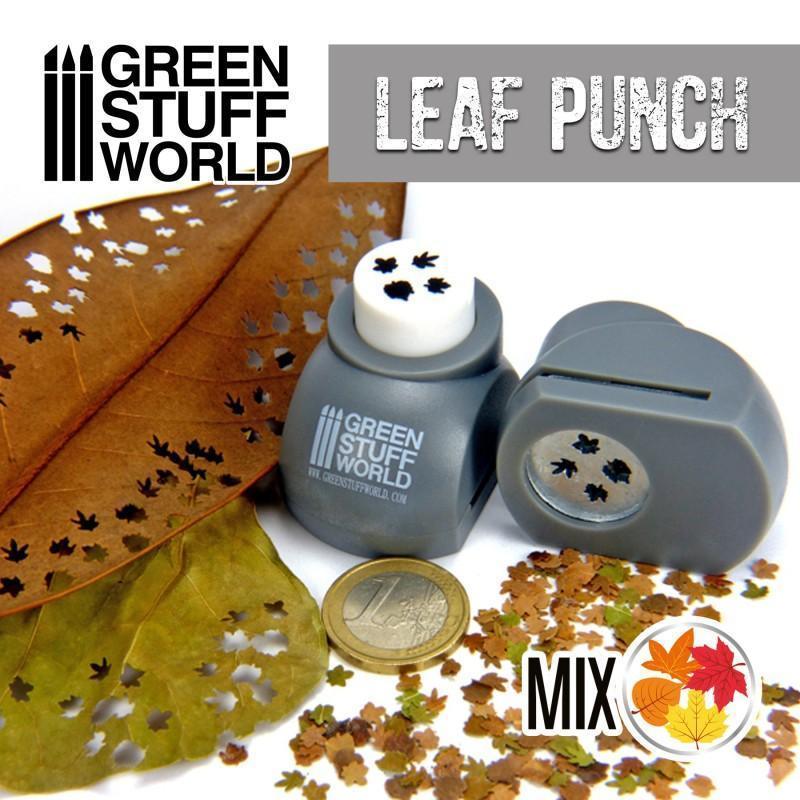 GREEN STUFF WORLD Miniature Leaf Punch - Grey