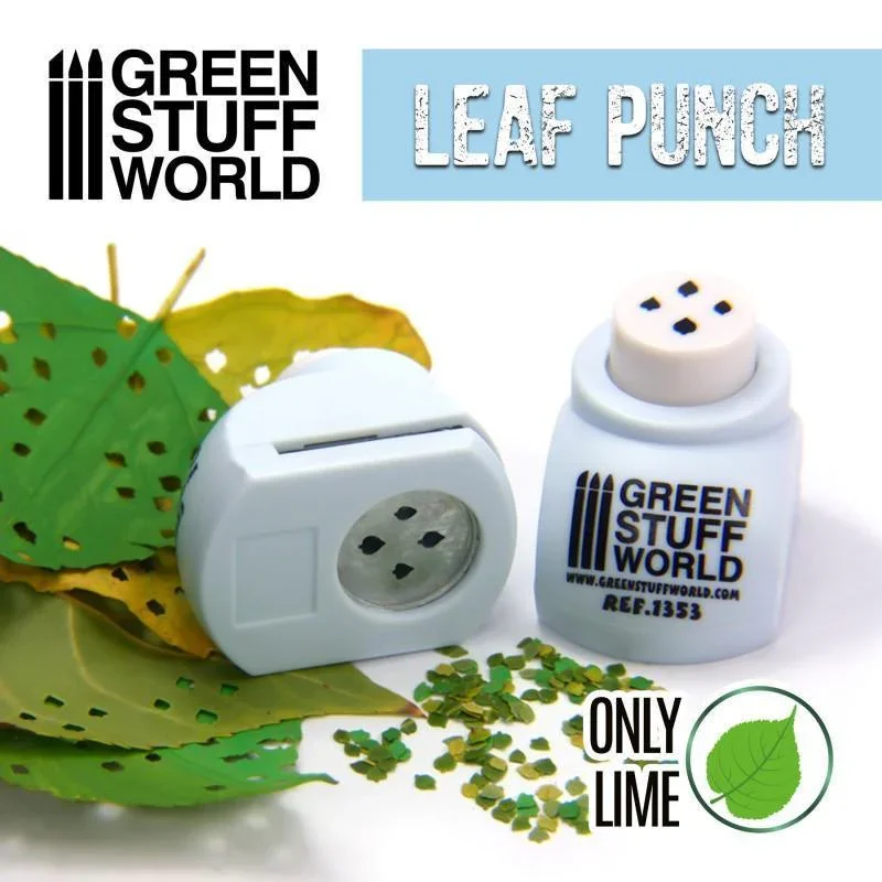 GREEN STUFF WORLD Miniature Leaf Punch - Light Blue