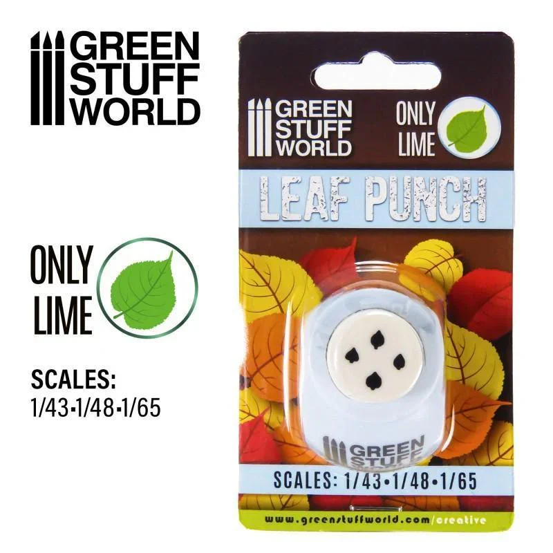 GREEN STUFF WORLD Miniature Leaf Punch - Light Blue - Image 2