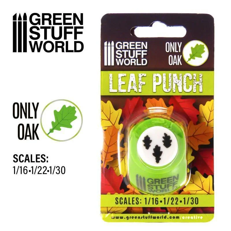 GREEN STUFF WORLD Miniature Leaf Punch Light Green - Image 2
