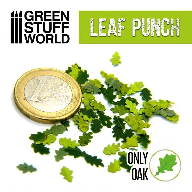 GREEN STUFF WORLD Miniature Leaf Punch Light Green - Image 3
