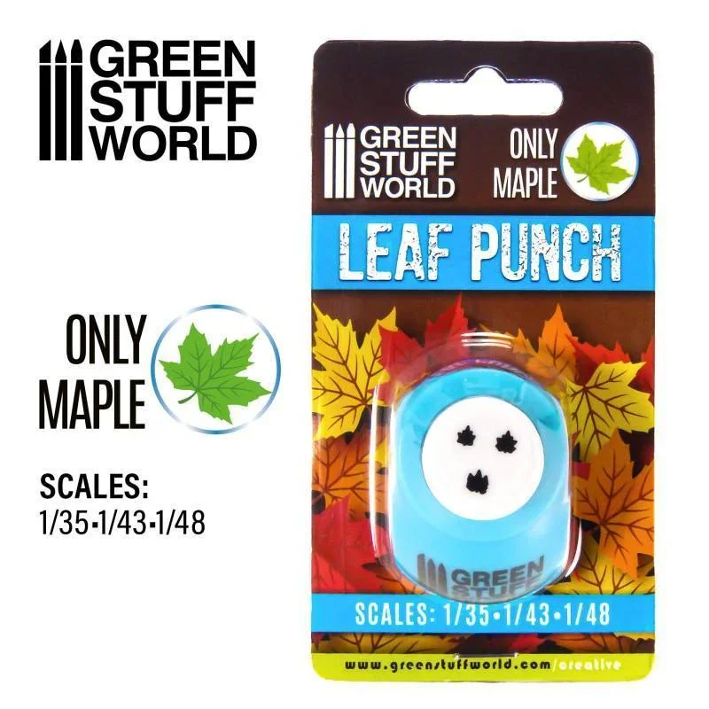 GREEN STUFF WORLD Miniature Leaf Punch - Medium Blue - Image 2