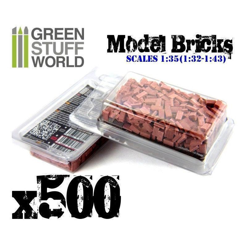 GREEN STUFF WORLD Model Bricks - Red x500 - Image 2