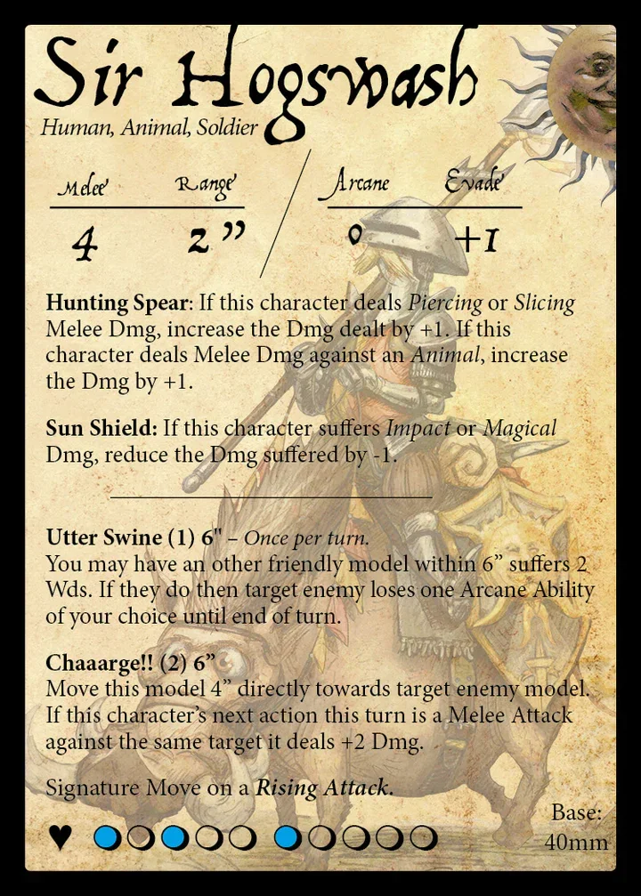 Moonstone: Sir Hogswash - Image 2