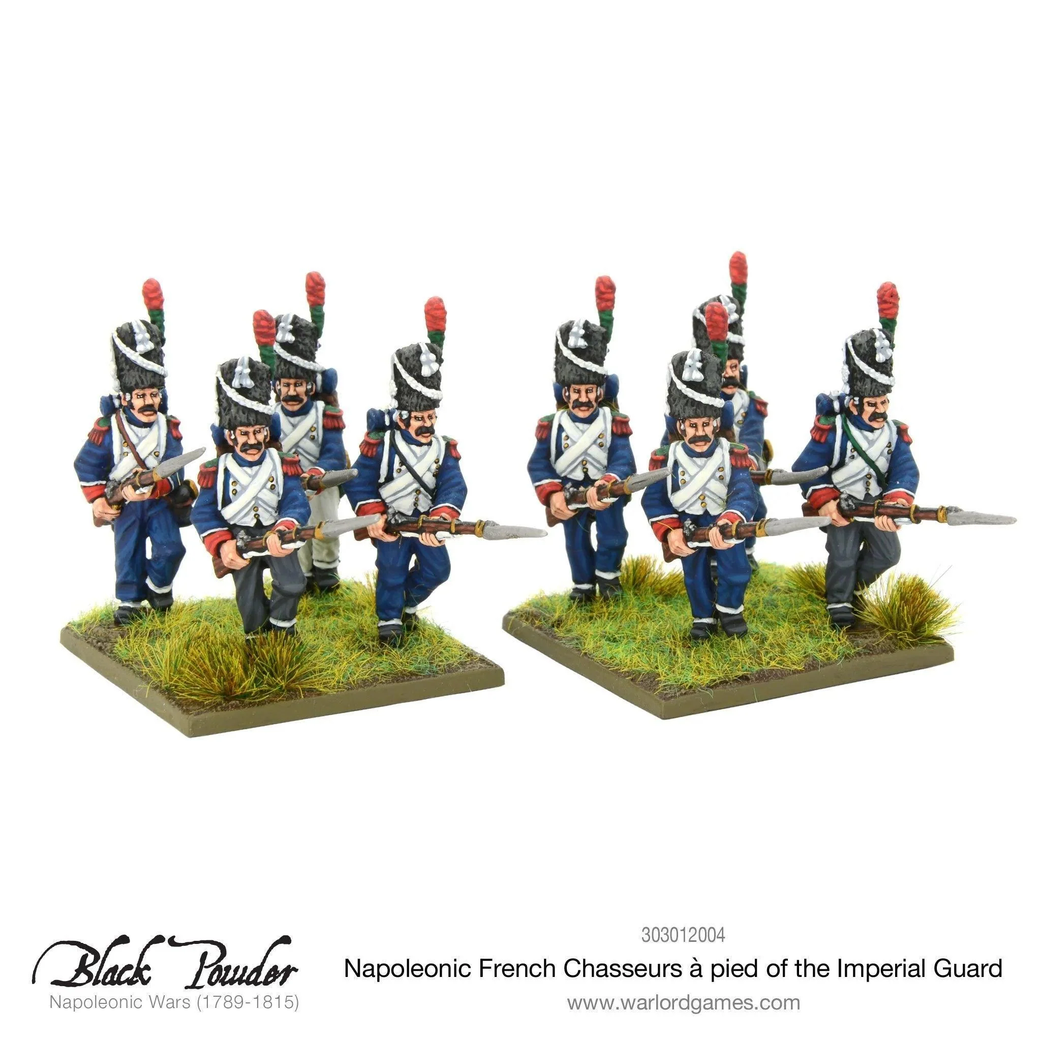 Napoleonic French Chasseurs A Pied Of The Imperial Guard