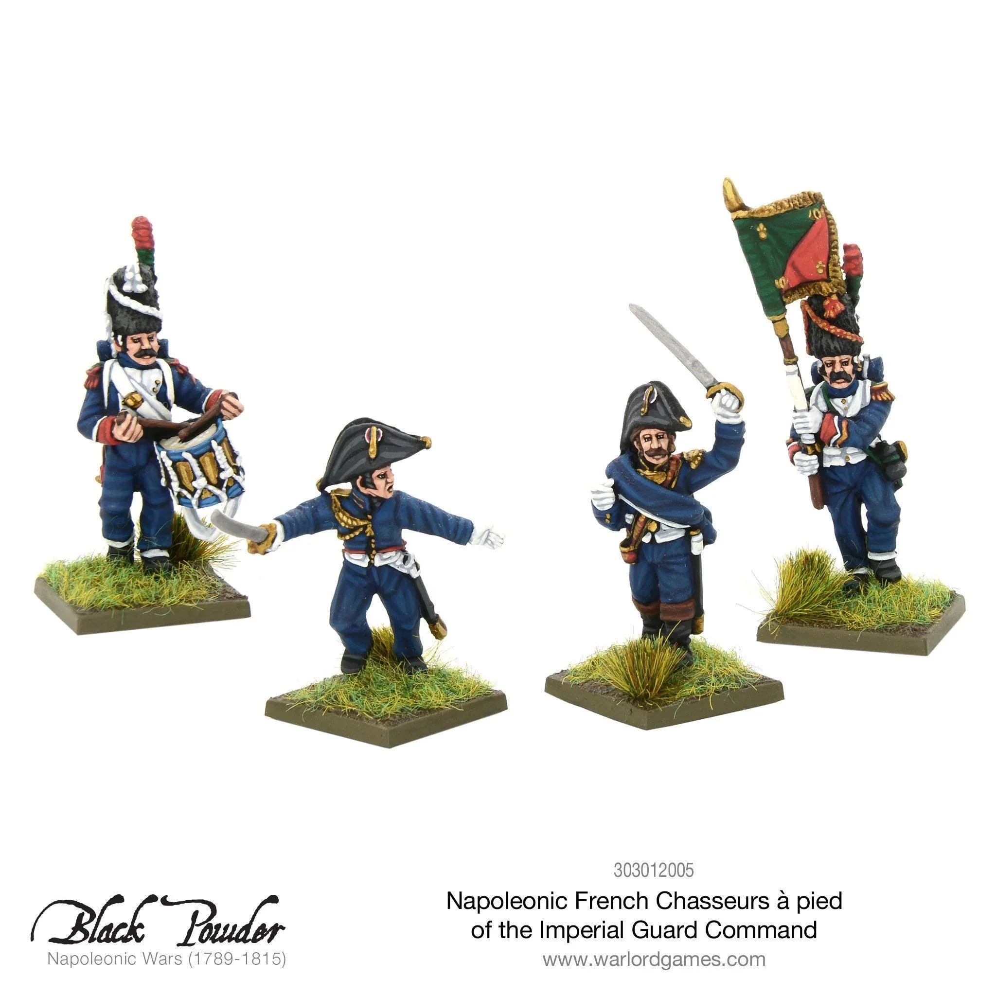 Napoleonic French Chasseurs A Pied Of The Imperial Guard Command