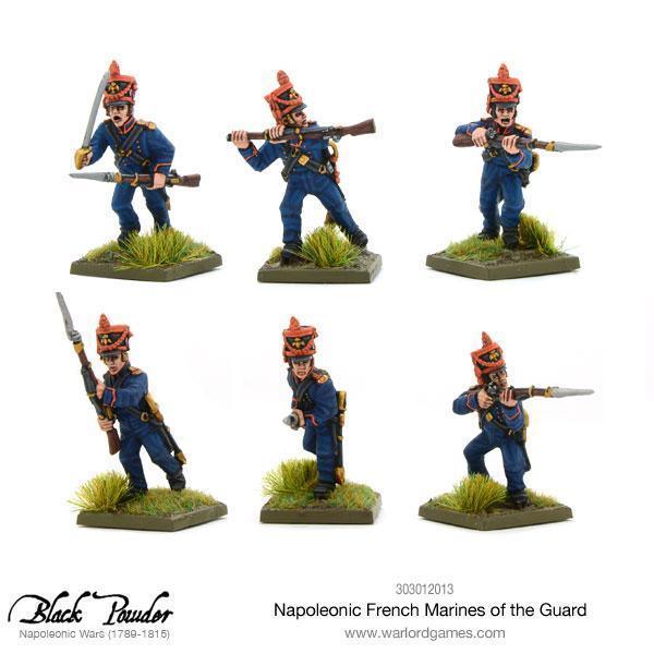 Napoleonic French Marines Of The Guard