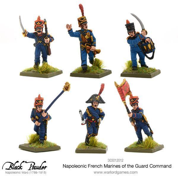 Napoleonic French Marines Of The Guard Command