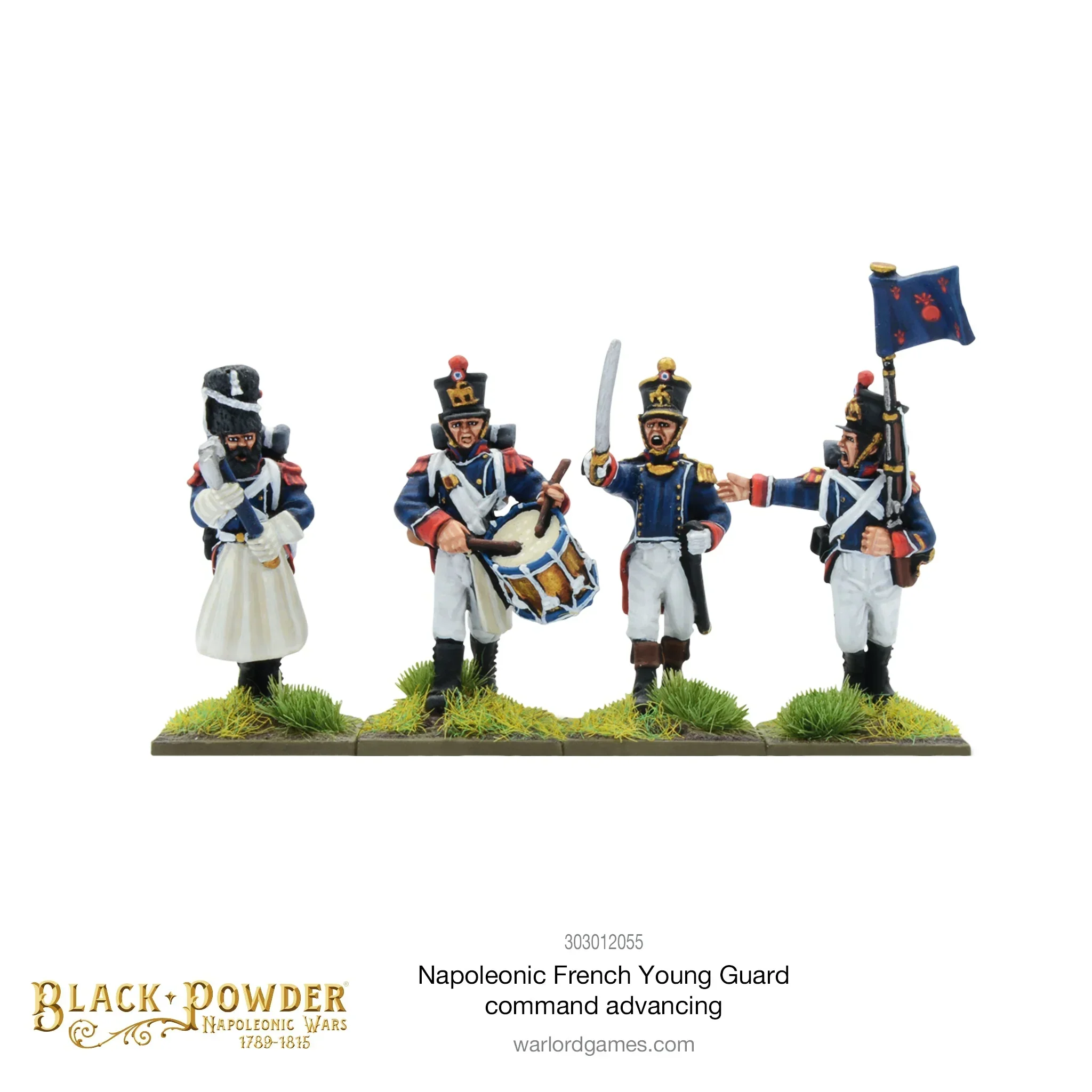 Napoleonic French Young Guard Command Advancing - Image 3