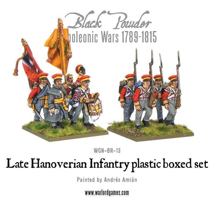 Napoleonic Hanoverian Line Infantry Regiment plastic boxed set - Image 3