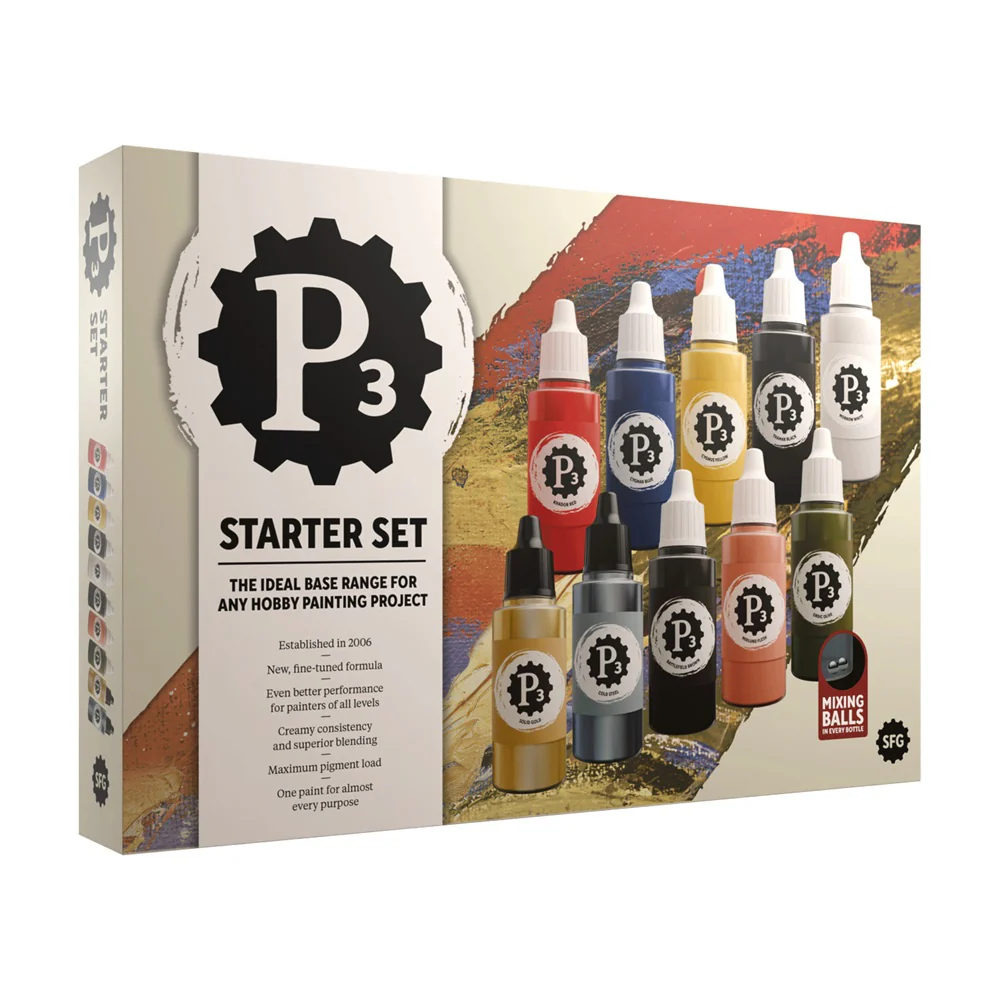 P3 Paints - Starter Box Of 10 Paints - Paint Set - Image 3