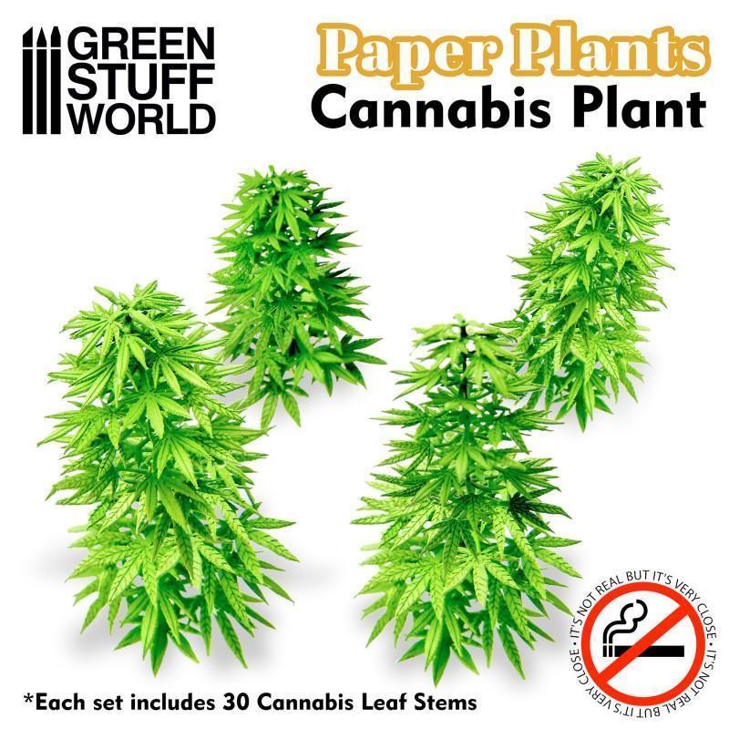 GREEN STUFF WORLD Paper Plants - Cannabis