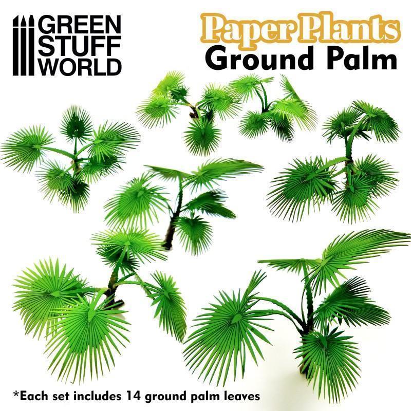 GREEN STUFF WORLD Paper Plants - Ground Palm